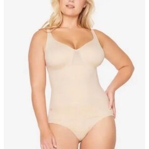 Ruby Ribbon Everyday Shape Cami  Cream Shapewear Camisole Tank Top #3068 40